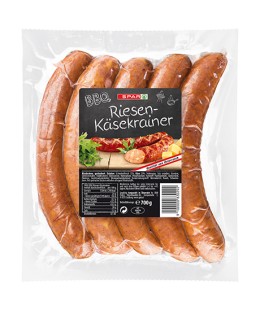 SPAR BBQ Riesen-Käsekrainer