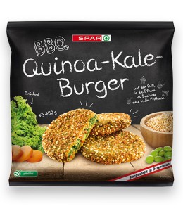 SPAR BBQ Quinoa Kale Burger