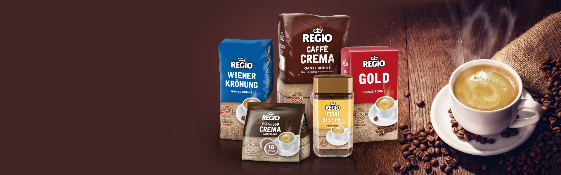 REGIO Kaffee Produkte