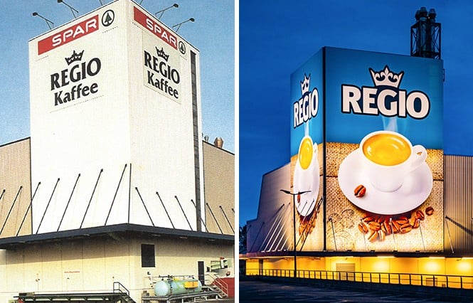 REGIO Turm früher und heute