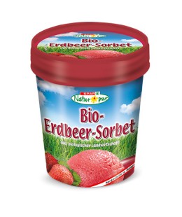 SPAR Natur*pur Bio-Erdbeer-Sorbet
