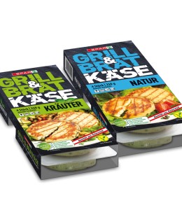 SPAR Qualitätsmarke Grillkäse Kräuter und Natur