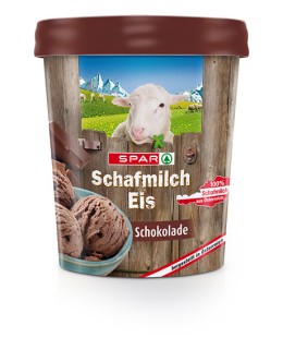 SPAR Schafmilch Eis Schokolade