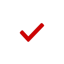Icon Haken rot