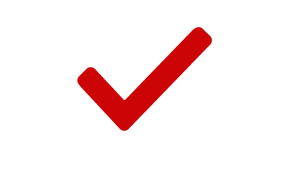 Icon Haken rot