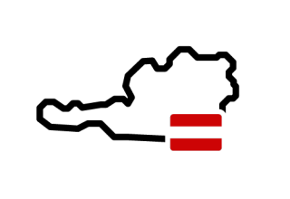 Icon Österreich mit Flagge