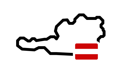 Icon Österreich mit Flagge