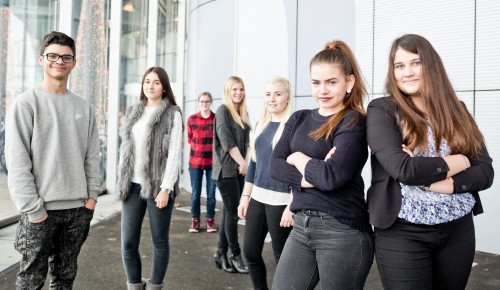 Gruppe von SPAR-Lehrlingen