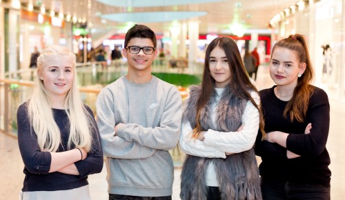 Lehrlingsgruppe im Europark