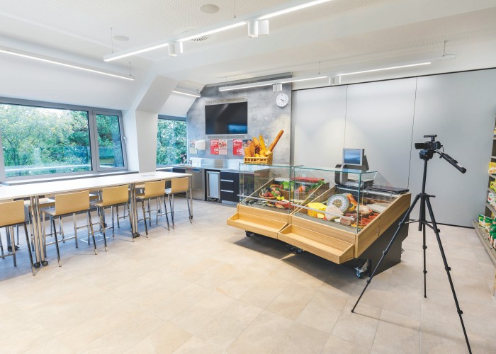 Praxisraum Verkauf der SPAR-Akademie Wien