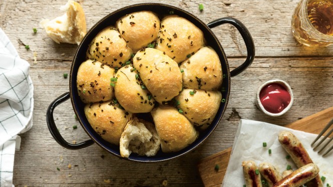 Grillbrot im Topf; Brot Backen mit Christina
