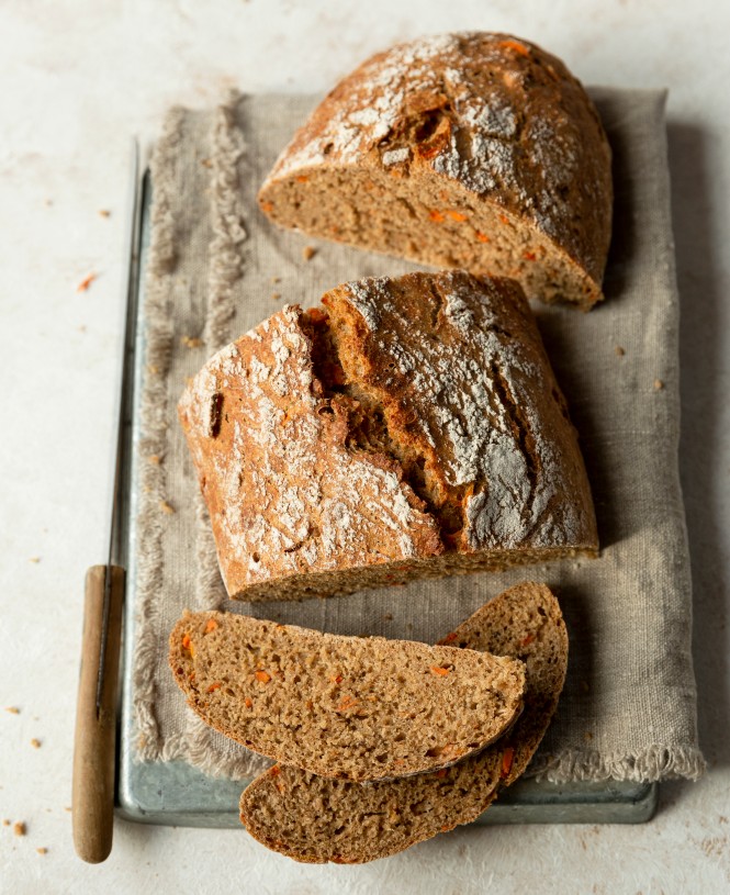 Karottenbrot, Backen mit Christina