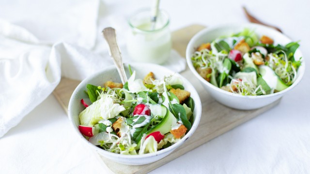 Salat mit Radieschen 