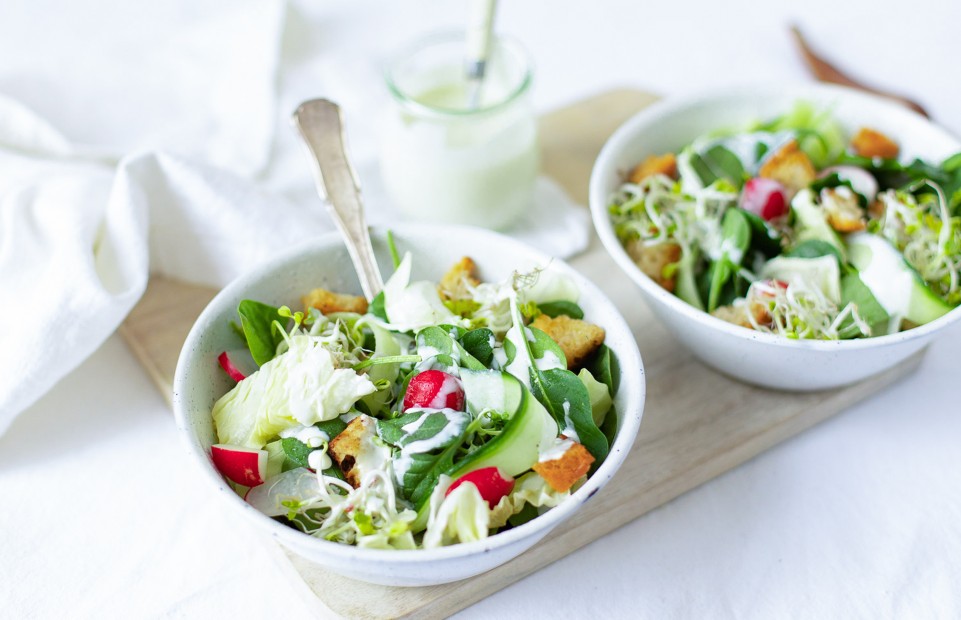 Salat mit Radieschen