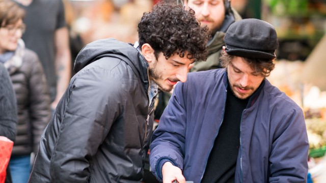 Videodreh am Wiener Naschmarkt