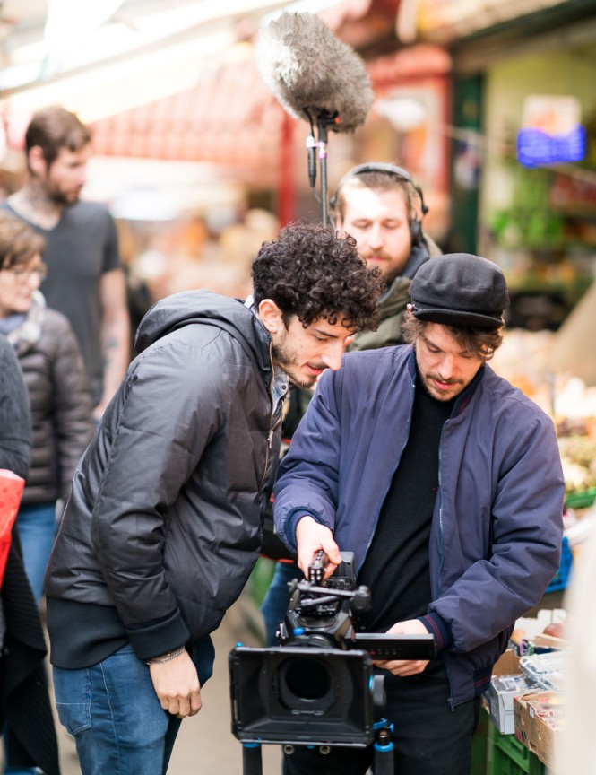 Videodreh am Wiener Naschmarkt