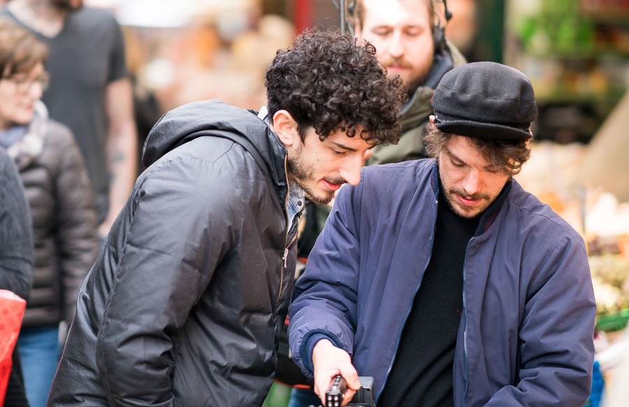 Videodreh am Wiener Naschmarkt