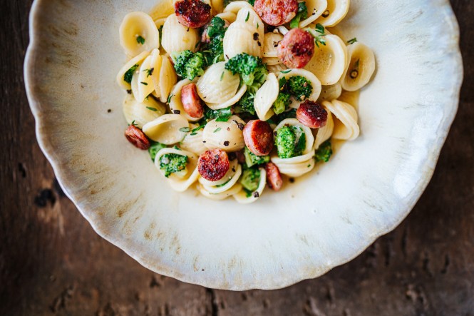 Löffelweise Glück: Orecchiette mit Salsiccia