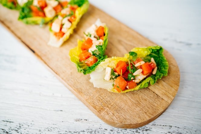 Melonen-Feta-Salat, Salatherzen, Tici Kaspar