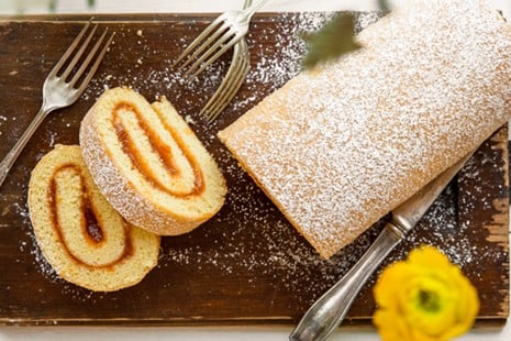 Biskuitroulade, Backen mit Christina, Teaser