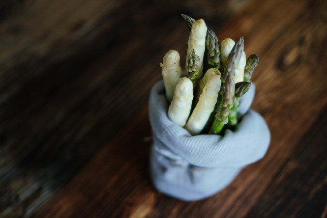Spargel Geschirrtuch