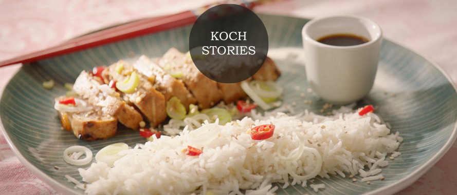 Asiatisches Thunfischfilet