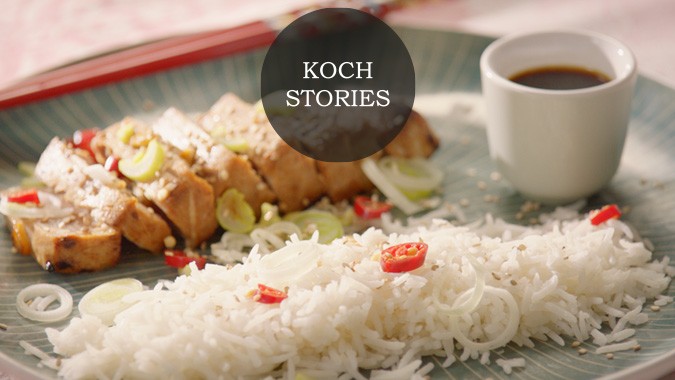 Asiatisches Thunfischfilet