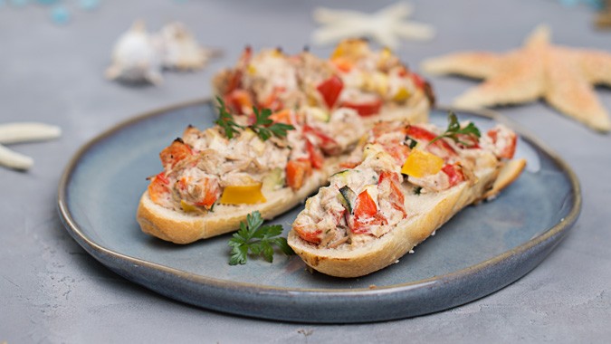 Überbackene Thunfisch-Baguettes » Rezept | SPAR Mahlzeit!
