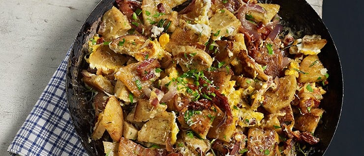 Bauernknödel-Gröstl