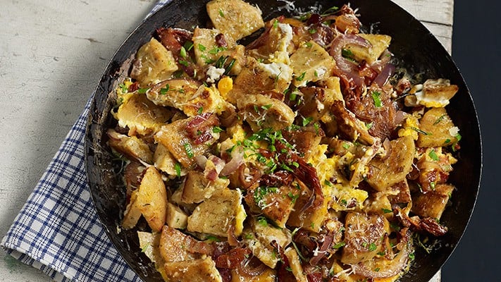 Bauernknödel-Gröstl