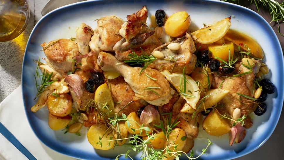 Zitronenhuhn mit Rosmarinaroma