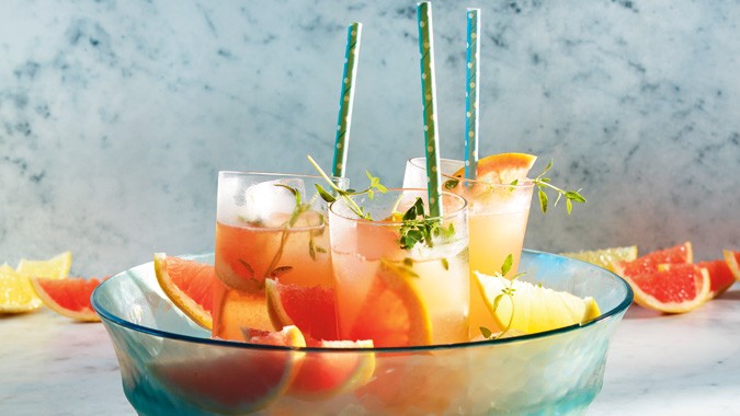 Grapefruit-Eistee