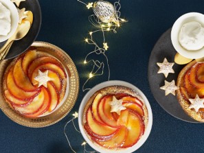 Apfeltartes mit Vanilleobers