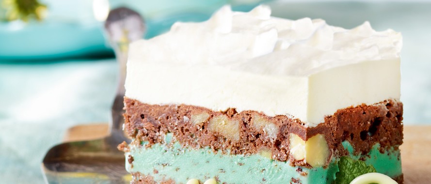 Brownie-Minze-Doppeldecker