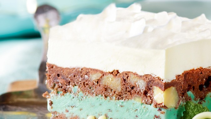 Brownie-Minze-Doppeldecker
