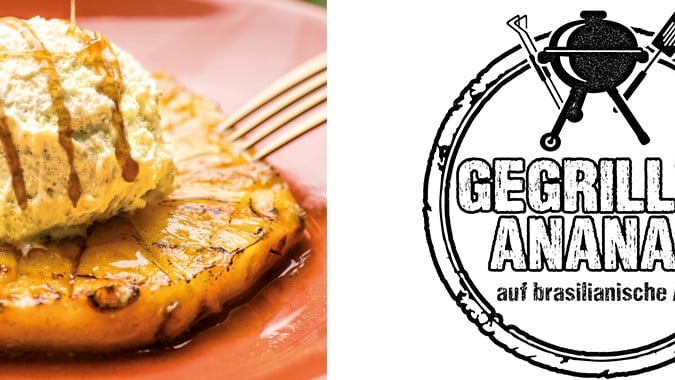 Gegrillte Ananas
