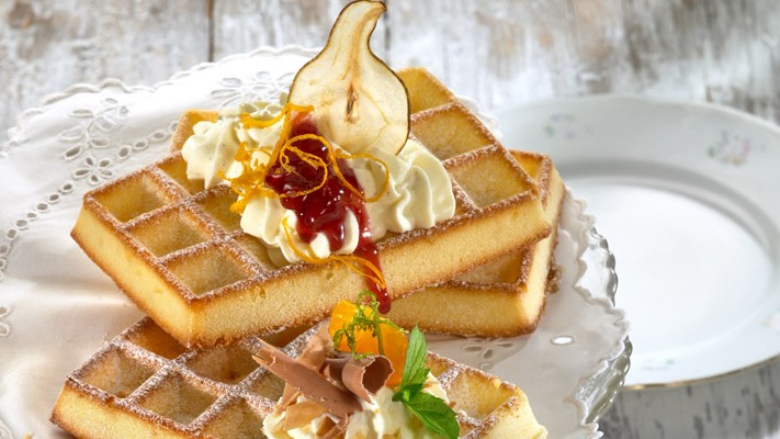 Süße Waffeln