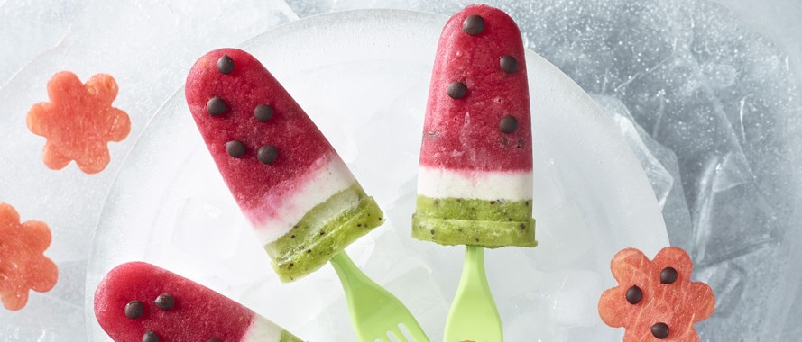Wassermelonen-Popsicles
