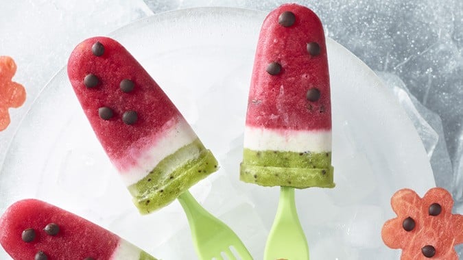 Wassermelonen-Popsicles