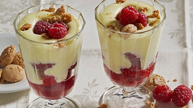 Zabaione mit Himbeeren » Rezept | SPAR Mahlzeit!