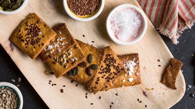 Selbst gemachte Cracker