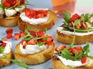 Erdbeer-Bruschetta