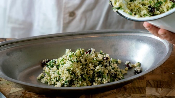 Karfiol-Tabouleh