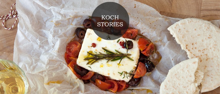 Gebackener Feta mit Ofentomaten
