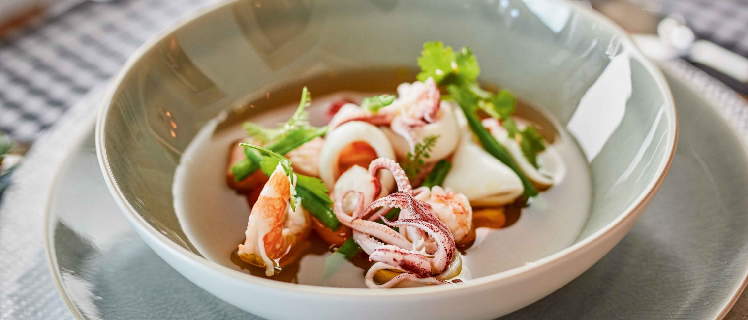 Wärmende Fischsuppe