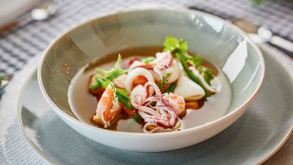 Wärmende Fischsuppe