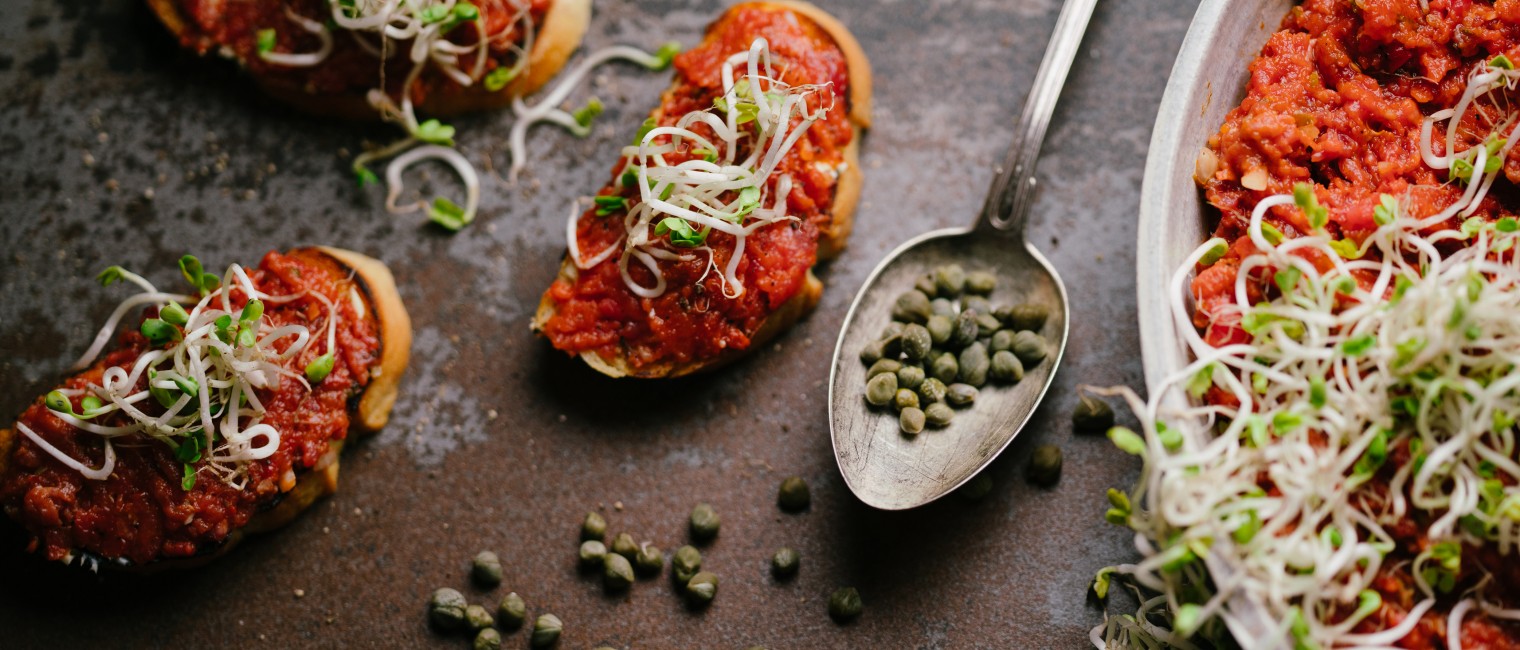 Beef Tartare Crostini