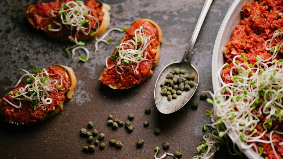 Beef Tartare Crostini