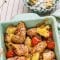 Knusprige Quetschkartoffeln mit Chickenwings Knusprige Quetschkartoffeln mit Chickenwings