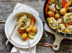 Hendlbrüstchen mit Kräutern und Parmesan